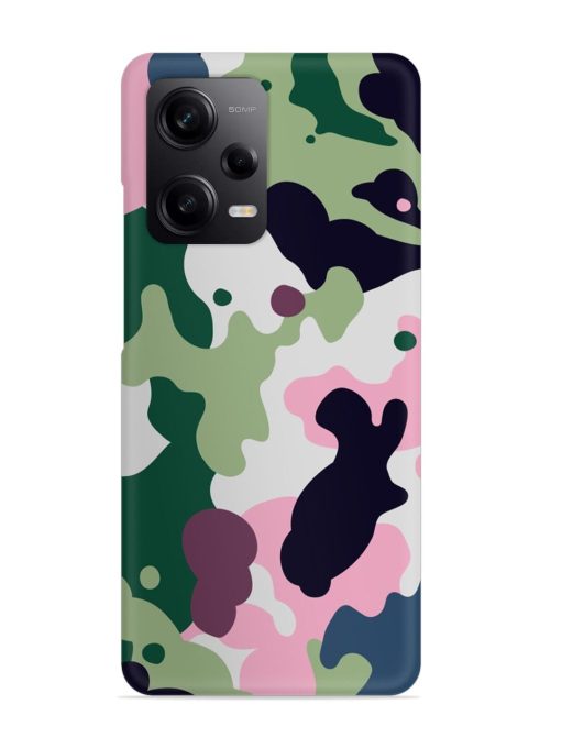 Seamless Funky Camouflage Snap Case for Poco X5 (5G) Zapvi