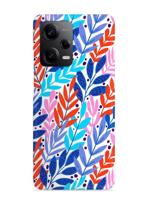 Bright Floral Tropical Snap Case for Poco X5 (5G) Zapvi