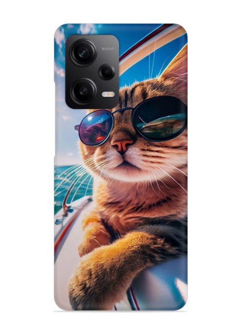 Cat In Style Snap Case for Poco X5 (5G) Zapvi