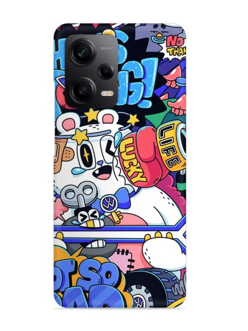 Universal Doodle Snap Case for Poco X5 (5G) Zapvi