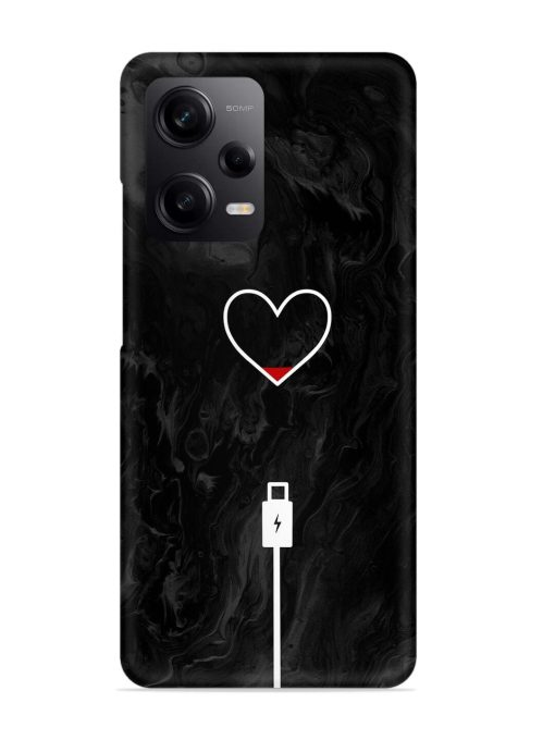 Heart Charging Vector Snap Case for Poco X5 (5G) Zapvi