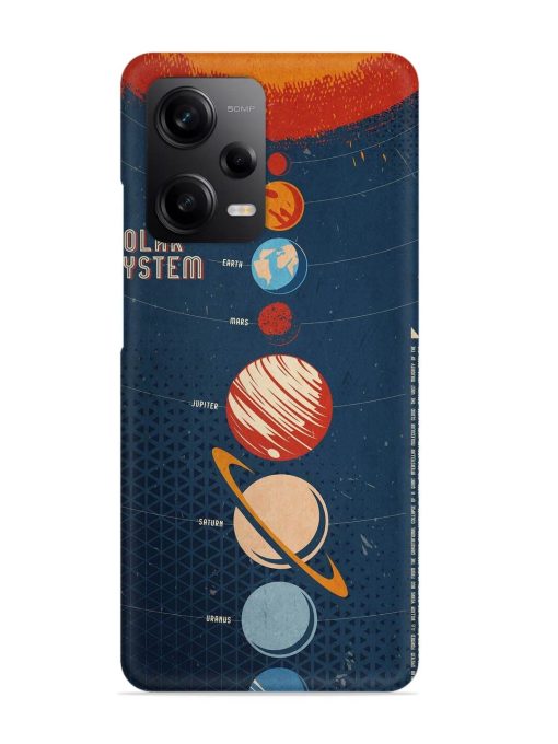 Solar System Vector Snap Case for Poco X5 (5G) Zapvi