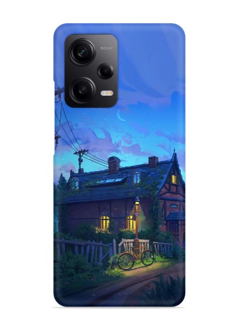 Beautiful Village House Snap Case for Poco X5 (5G)