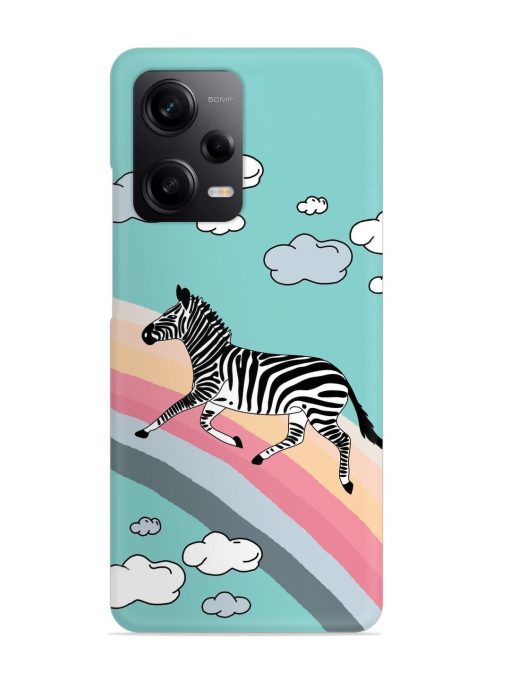 Running Zebra Snap Case for Poco X5 (5G) Zapvi