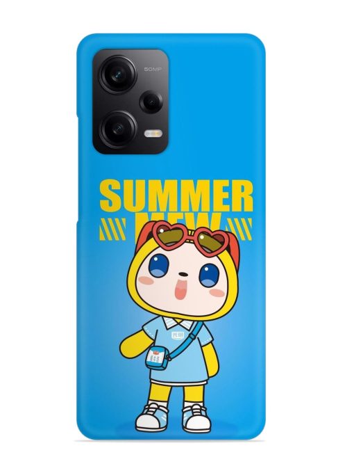 Summer Mew Cartoon Snap Case for Poco X5 (5G) Zapvi