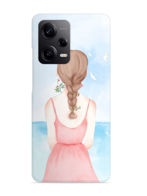 Watercolor Girl Vector Snap Case for Poco X5 (5G)