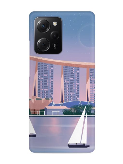 Singapore Scenery Architecture Snap Case for Poco X5 Pro (5G) Zapvi