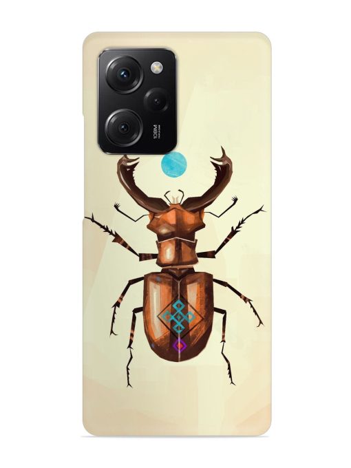 Stag Beetle Vector Snap Case for Poco X5 Pro (5G)