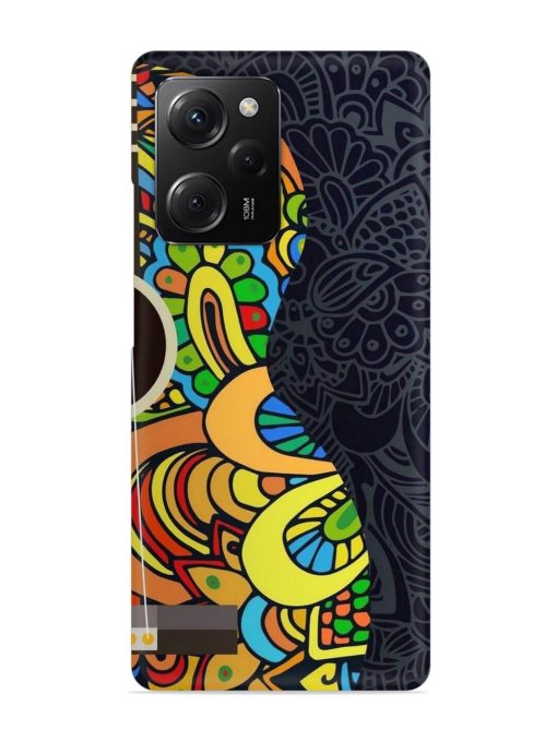 Guitar Vector Art Snap Case for Poco X5 Pro (5G) Zapvi