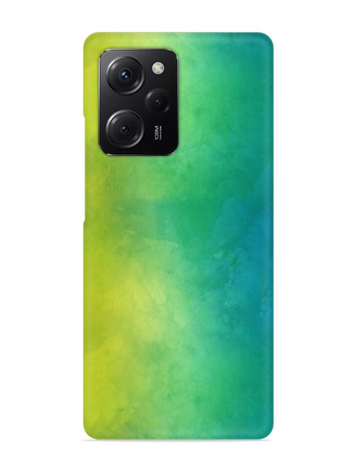 Yellow Green Gradient Snap Case for Poco X5 Pro (5G)