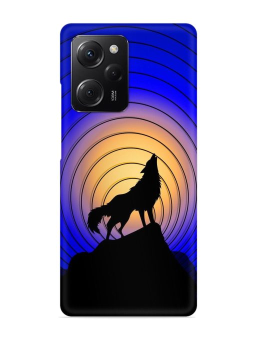 Fox Roaring Design Snap Case for Poco X5 Pro (5G) Zapvi