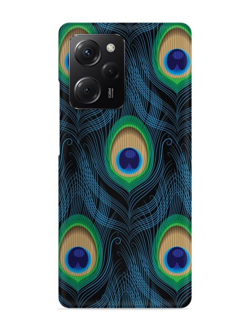 Seamless Pattern Peacock Snap Case for Poco X5 Pro (5G) Zapvi