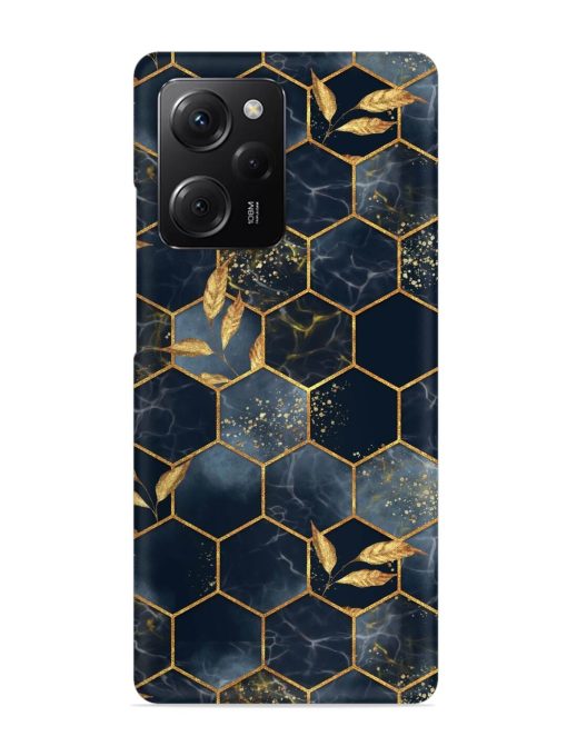 Marble Hexagon Seamless Snap Case for Poco X5 Pro (5G) Zapvi