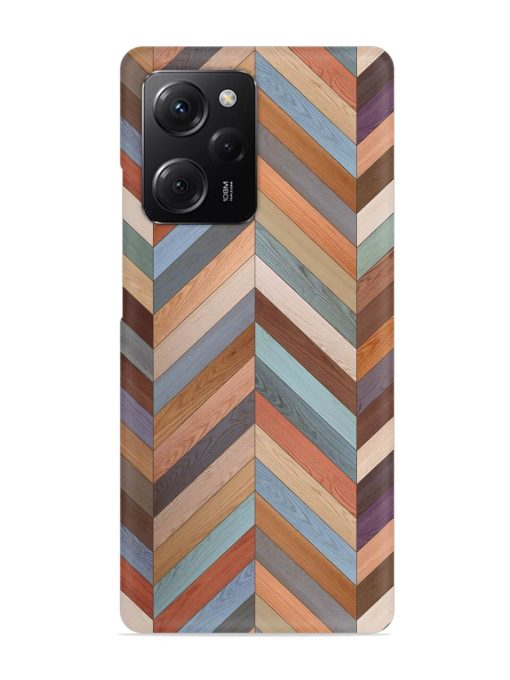 Seamless Wood Parquet Snap Case for Poco X5 Pro (5G)