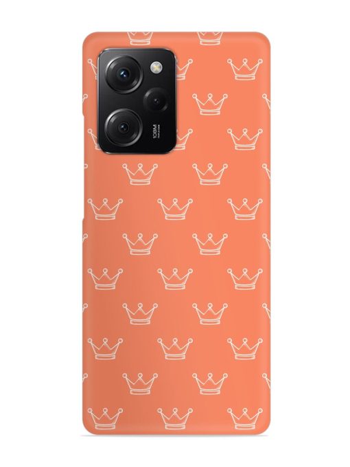 Hand Drawn Crown Snap Case for Poco X5 Pro (5G) Zapvi