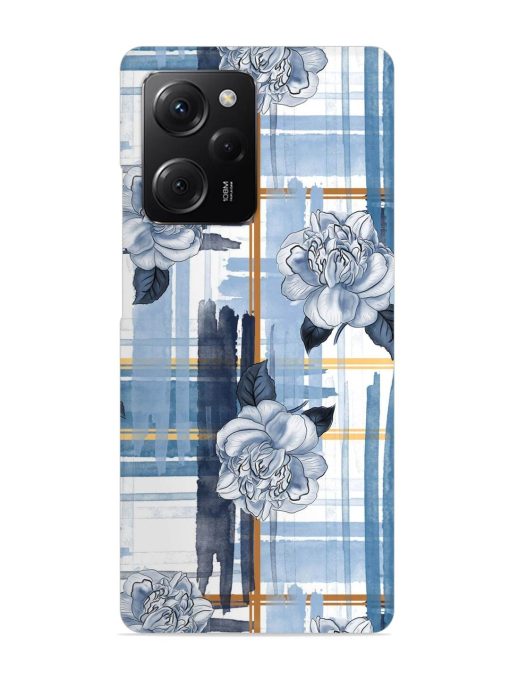 Watercolor Pattern Rose Snap Case for Poco X5 Pro (5G) Zapvi