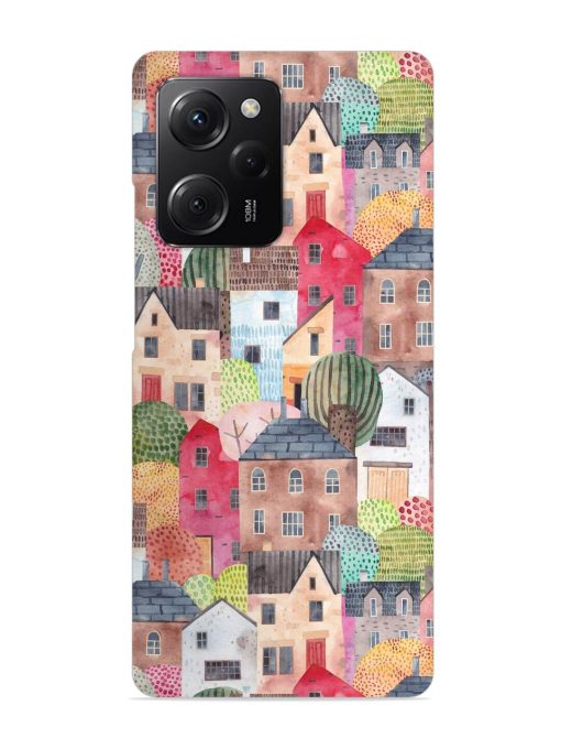 Abstract Seamless Pattern Snap Case for Poco X5 Pro (5G) Zapvi