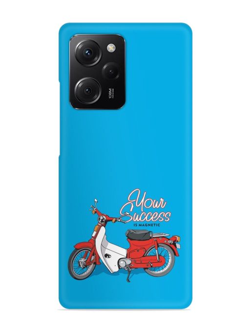 Motorcycles Image Vector Snap Case for Poco X5 Pro (5G) Zapvi