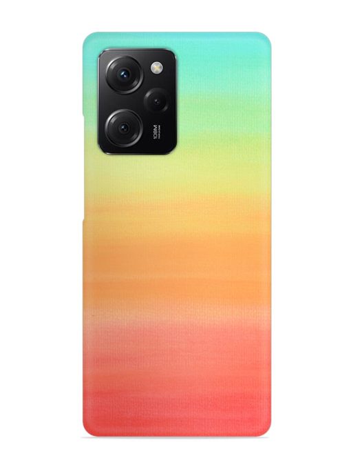 Background Sky Watercolor Snap Case for Poco X5 Pro (5G) Zapvi