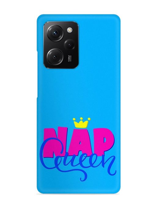 Nap Queen Quote Snap Case for Poco X5 Pro (5G) Zapvi