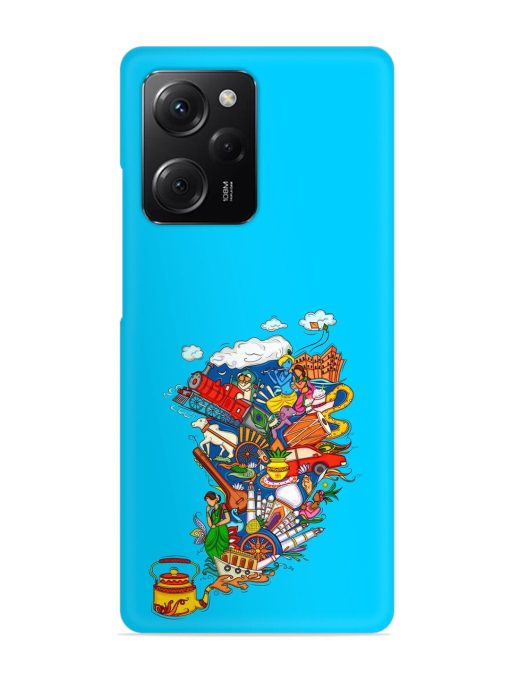 Vector Design Indian Snap Case for Poco X5 Pro (5G) Zapvi