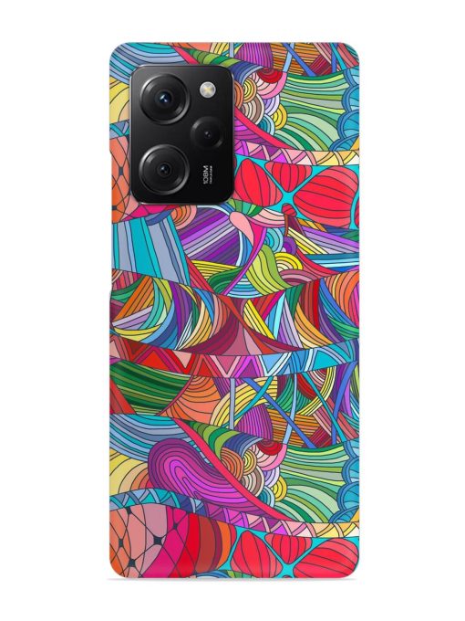 Seamless Patterns Hand Drawn Snap Case for Poco X5 Pro (5G) Zapvi