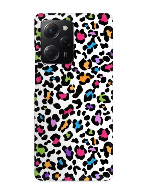 Seamless Leopard Pattern Snap Case for Poco X5 Pro (5G) Zapvi