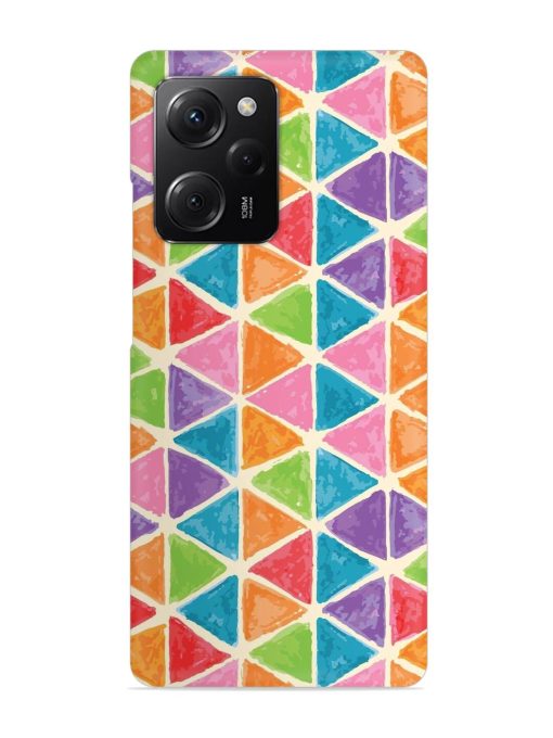 Seamless Colorful Isometric Snap Case for Poco X5 Pro (5G)