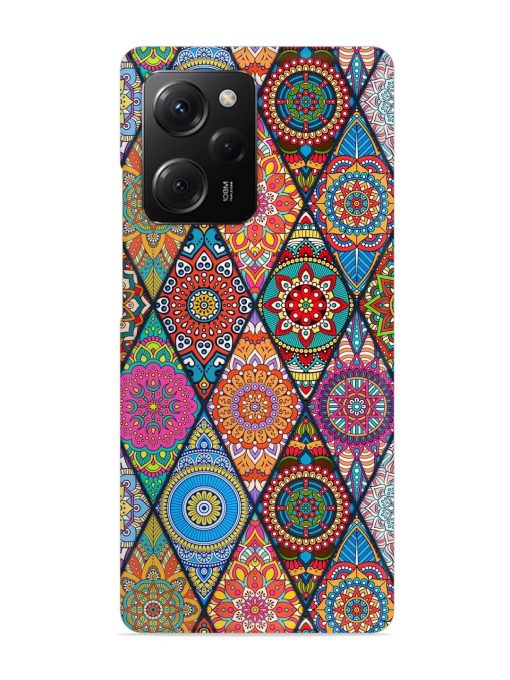 Seamless Tile Pattern Snap Case for Poco X5 Pro (5G) Zapvi