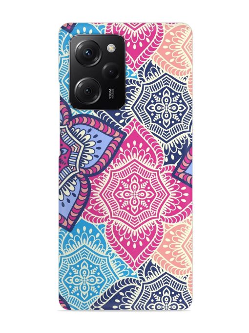 Ethnic Floral Seamless Snap Case for Poco X5 Pro (5G) Zapvi