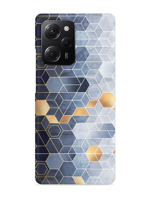 Geometric Abstraction Hexagons Snap Case for Poco X5 Pro (5G)