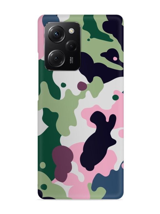 Seamless Funky Camouflage Snap Case for Poco X5 Pro (5G) Zapvi