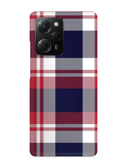 Classic Plaid Tartan Snap Case for Poco X5 Pro (5G) Zapvi