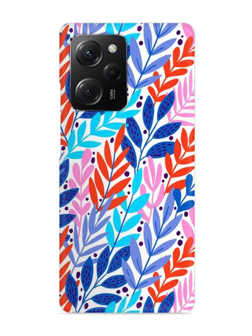 Bright Floral Tropical Snap Case for Poco X5 Pro (5G) Zapvi