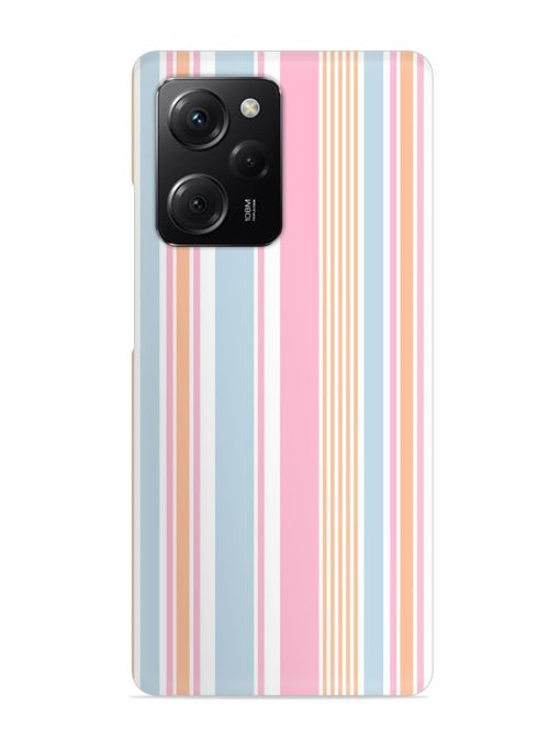 Stripe Seamless Pattern Snap Case for Poco X5 Pro (5G) Zapvi