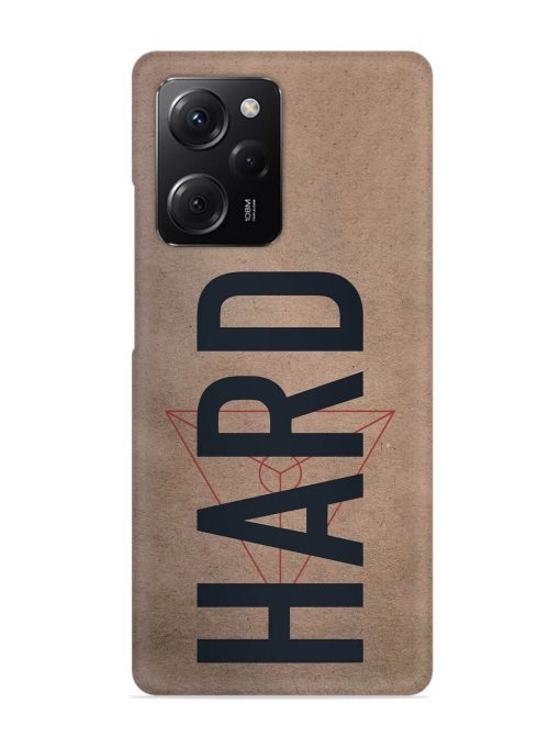 Hard Typo Snap Case for Poco X5 Pro (5G) Zapvi