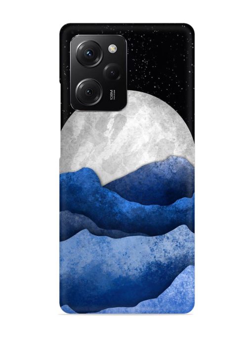 Full Moon Mountain Vector Snap Case for Poco X5 Pro (5G) Zapvi