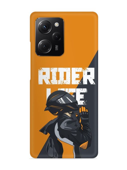 Rider Life Snap Case for Poco X5 Pro (5G) Zapvi