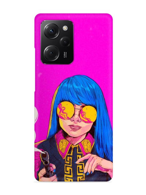 Aesthetic Anime Girl Snap Case for Poco X5 Pro (5G) Zapvi