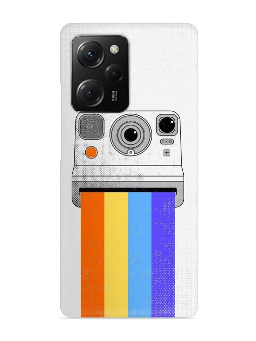 Retro Camera Art Snap Case for Poco X5 Pro (5G) Zapvi