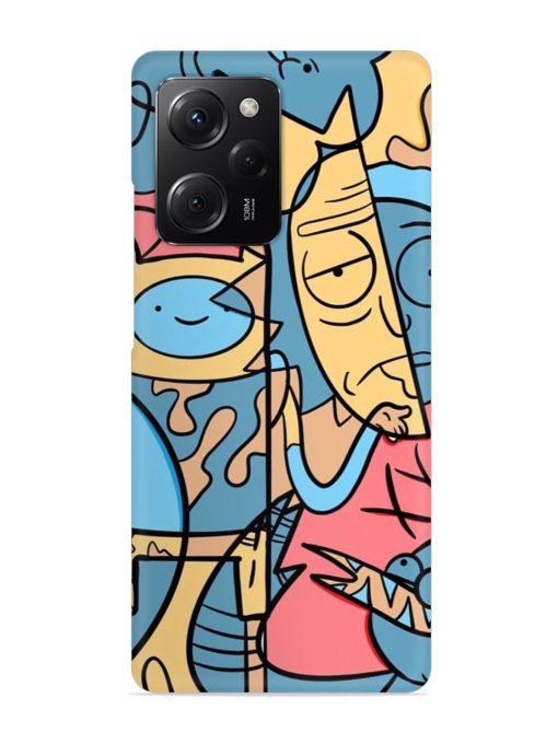 Silly Face Doodle Snap Case for Poco X5 Pro (5G) Zapvi