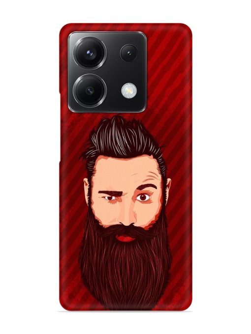 Beardo Man Snap Case for Poco X6 (5G) Zapvi