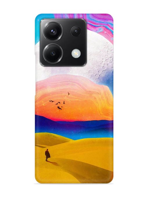 Sandy Desert Snap Case for Poco X6 (5G) Zapvi