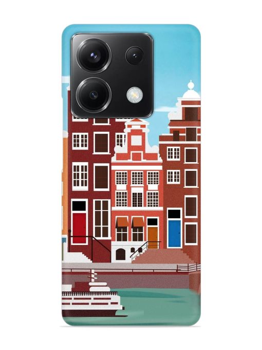 Scenery Architecture Amsterdam Landscape Snap Case for Poco X6 (5G) Zapvi