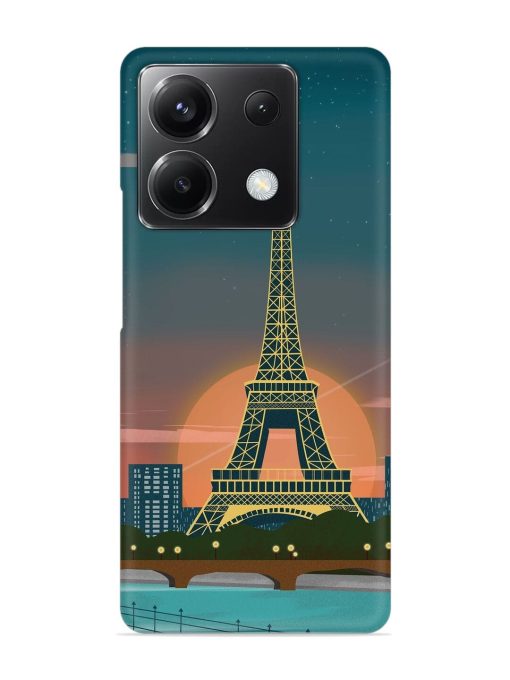 Scenery Architecture France Paris Snap Case for Poco X6 (5G) Zapvi