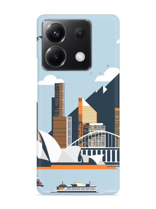 Sydney Opera Landscape Snap Case for Poco X6 (5G) Zapvi