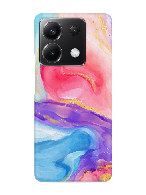 Watercolor Gradient Snap Case for Poco X6 (5G) Zapvi