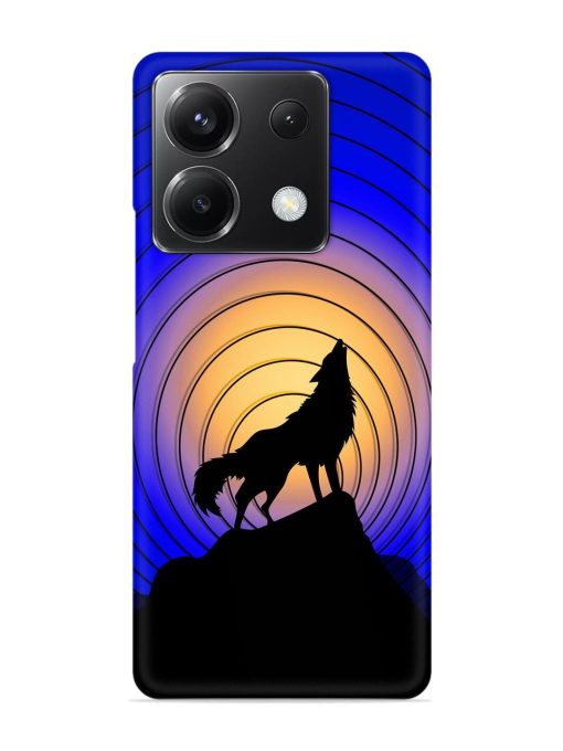 Fox Roaring Design Snap Case for Poco X6 (5G) Zapvi