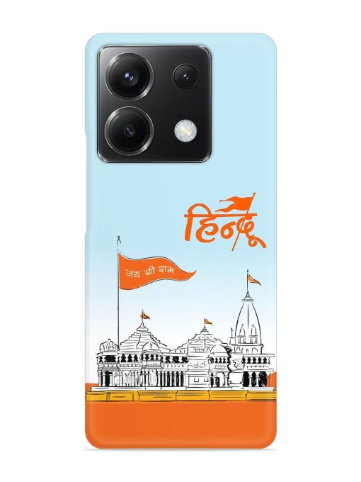 Ram Mandir Hindu Snap Case for Poco X6 (5G) Zapvi