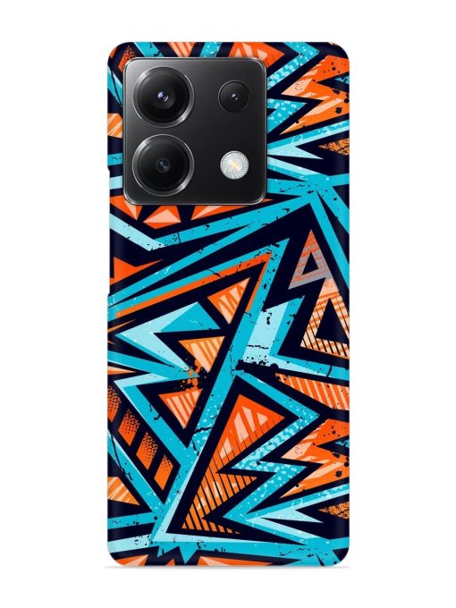 Abstract Seamless Grunge Snap Case for Poco X6 (5G)